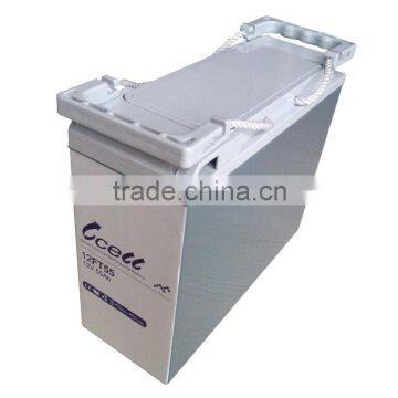 12V55Ah front terminal seald lead acid battery with low price high quality