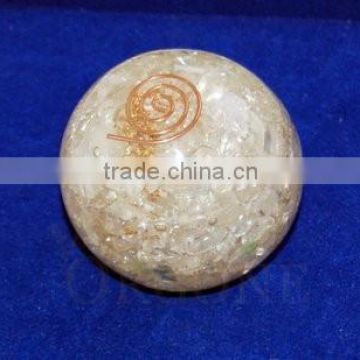 Crystal Quartz Orgonite Ball | Orgone-Orgone Energy-Wholesaler-Manufacuter-Supplier-Exporter- Of All-Agate-Orgonite-Product