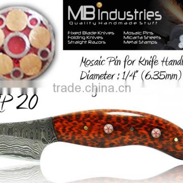 Mosaic Pins for Knife Handles MP20 (1/4") 6.35mm