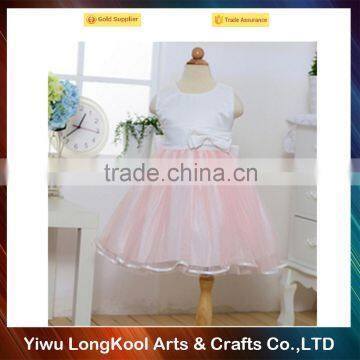 Hot sale breathable birthday long tutu dress for kids light pink plus size tutu dress