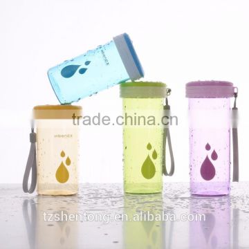 Wide mouth portable leak proof plastic drinking water bottle YB-0113,YB-0115