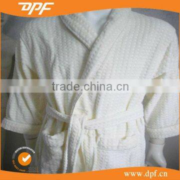 cheapest high quality plain and jacquard blank bathrobe