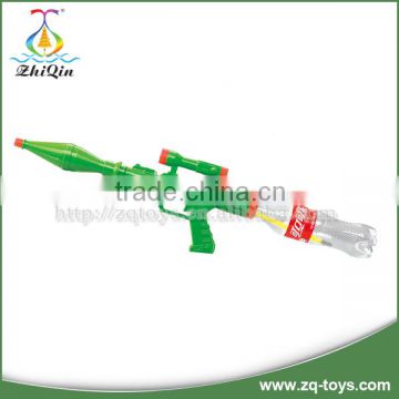 Beach toy plastic water gun toy play with drink bottle