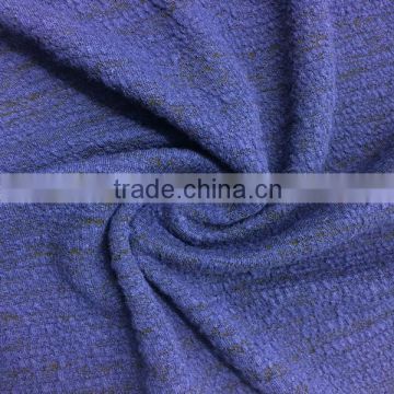 New blue soft warp dobby knitted fabric
