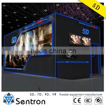 Attractive 6 Seats Mini Hot Sale 5D Theater for Theme Park 5D Cinema Bussiness Plan
