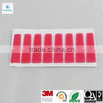 Die cut adhesive pink sponge part