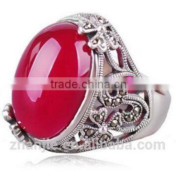 Single big stone ring on sale design