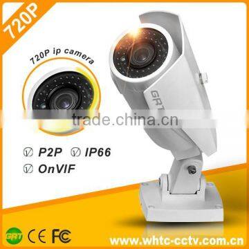 720p P2P outdoor ir 2.8-12mm varifocal lens bullet onvif ip camera