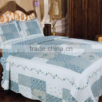 Fashion cotton qulit printed quilt quilt set cheap quilt set BR-194