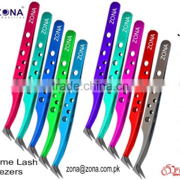 New Design Of Volume Lash Tweezers / L Type Volume Lash Tweezers For 3D - 6D Eyelash Extensions From Zona Pakistan