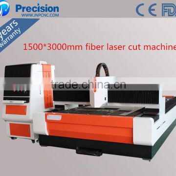 large scale 1500*3000mm fiber laser cutting machine 500w