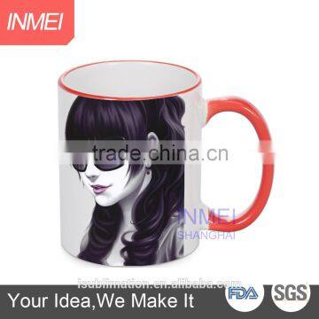 2 -tone color sublimation ceramic mug