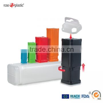 Germany Quality labelling plastic toolbar tube packaging with detachable hanger Block Pack BK