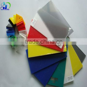 Sell clear and color advertising material high gloss acrylic sheet factory
