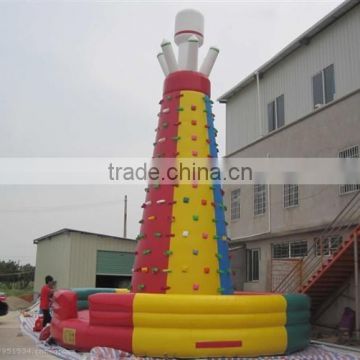 Outdoor inflatable climbing walls ,giant inflatable rock climbing wall,inflatable sport wall for kids sale