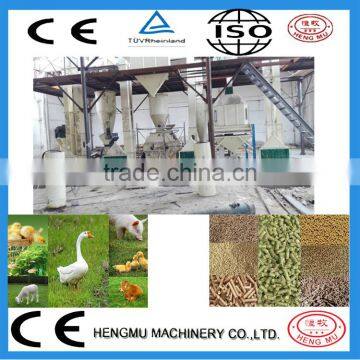 compelet animal feed pellet production line