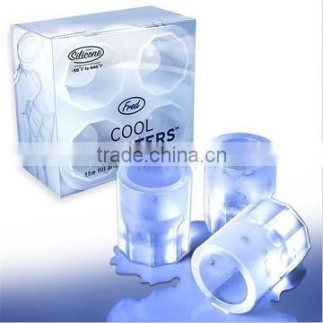 Cool Shooters - Ice Shot Glass Mold - Frozen Liquor Shots - Party Silicone Tray