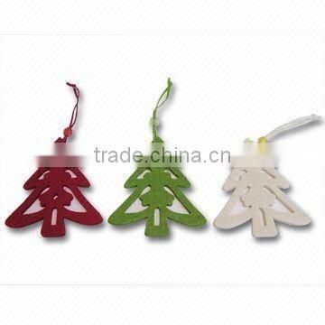15072701 Hot sales! christmas hanging felt decor for tree ,custom order welcomed felt decor