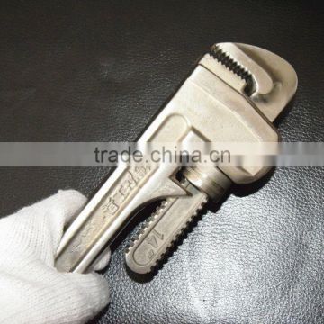 stainless steel non magnetic pipe wrench