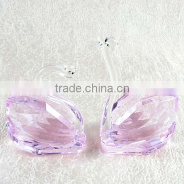 Crystal Goose-couple,Couple of goose gift,Crystal craft,