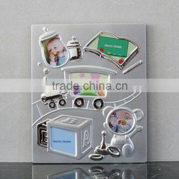 Good Quality silver Metal 12 Months Baby Photo Frame