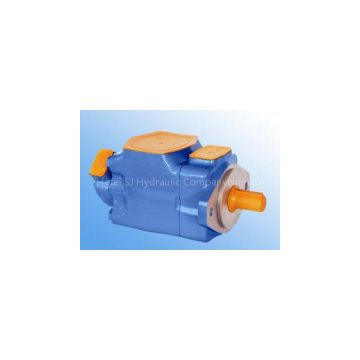3525V 600 - 1500 Rpm Tandem Hydraulic Vane Pump with Water Glycol Fluid