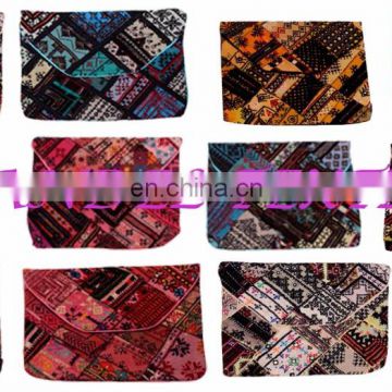 Vintage Tribal Banjara Clutch Messenger Bags Purse Banjara clutch -Wholesale kutch embroidery Handmade Designer