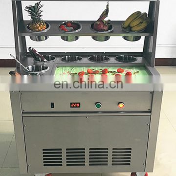 110V/220V diameter 500mm fried icecream R410 ice cream roll machine