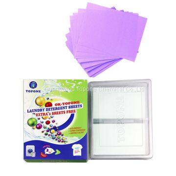 Private label Laundry sheets for laundry detergent sheets
