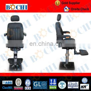 Real Leather Fixed Marine Captain Chair