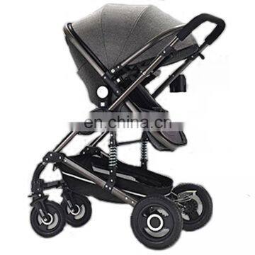 high quality foldable baby carriage / high landscape mother baby stroller 3 in 1 China