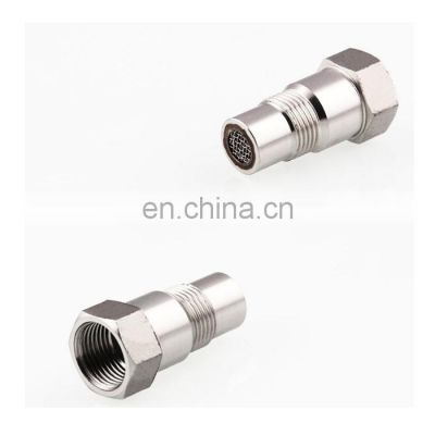 XT New Car Universal Stainless Steel M18*1.6 Oxygen Sensor Extension Spacer Remove Fault Connector