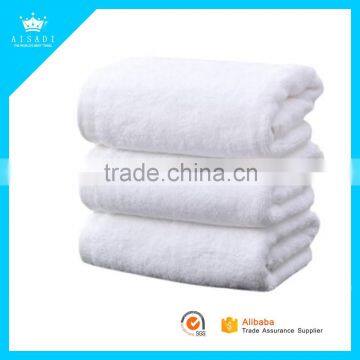 Cheap 100% Cotton Small MOQ Wholesale Custom LOGO 100% Cotton White Hotel Towels