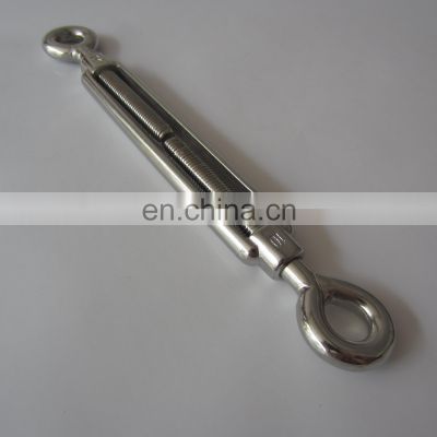 Stainless steel JIS Type Turnbuckle Eye - Eye  for landscaping, horticulture, installations, rigging and fencing.