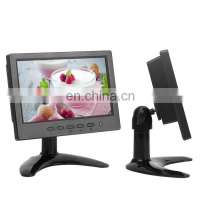 VGA/BNC/AV Input High Brightness Cctv small Computer Touch Screen 7 inch Lcd hd Monitor