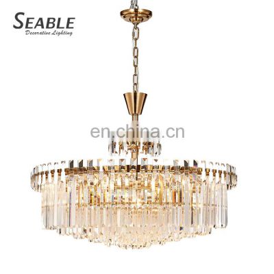 Contemporary Style Residential Decoration Home Cafe Crystal Hanging Pendant Light