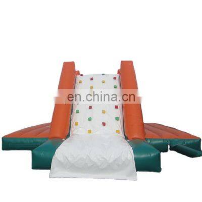 Kids outdoor artificial wall inflatable rock climbing wall for sale