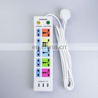 High quality multi function Power Socket Power Electrical UK standard universal extension socket Blister packaging with usb plug