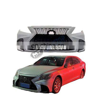 MAICTOP Car body parts Facelift Sport Style Front Bumper Grill FOR lexus LS 2012 upgrade to 2018