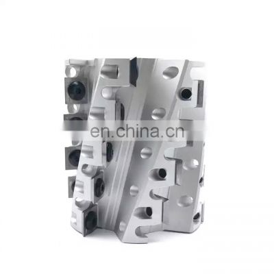 LIVTER Light Cutting Spiral Helical/Segmented Jointer/Planer Cutter Head With Replacement Tungsten Carbide Knives
