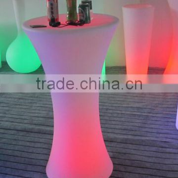 New PE Plastic Bar Table with LED light and remote control YXF-6011