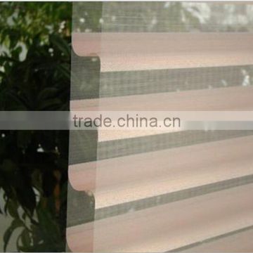 100%polyester shangri-la roller blind elegant transparent window curtain blind for hotel