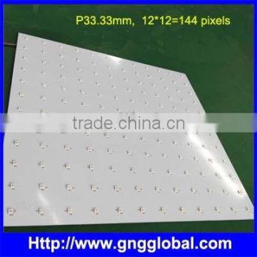 GnG Shenzhen low price addressable rgb full color dmx control led panel for club wall stage