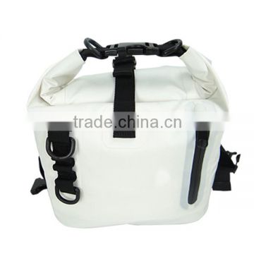 white fashion outdoor waterproof tarpaulin dry beach bag for fishing