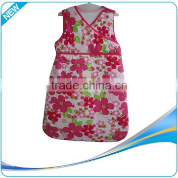 Flower warm sleeveless wearable sleeping bag