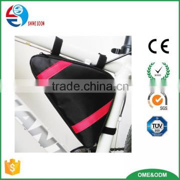 2016 wholesale bicycle tool bag,mount bicycle Triangle Front Pannier Frame Tube tool pouch