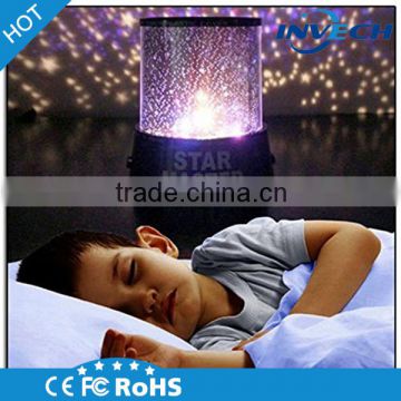 4 LEDs Fancy Rotation Star Master Sky Romantic Night Light Lamp Laser Projector