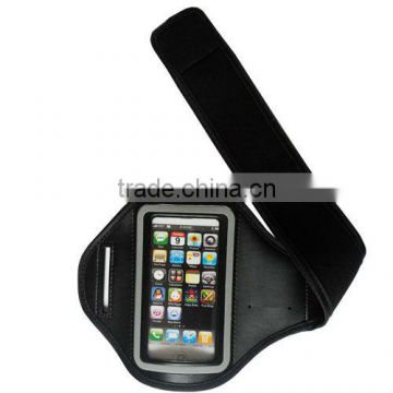Wholesale custom sport armbag for running /sport gym armband with reflective border /adjust strap armband for adult size