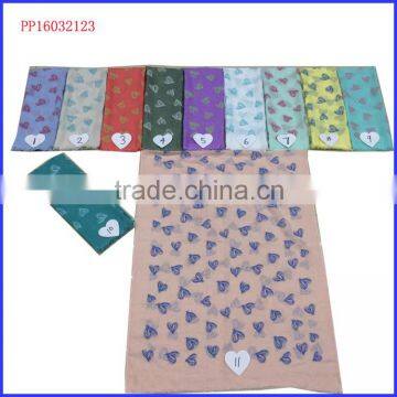 2016 cotton foaming love heart printed scarf weomen hijab