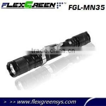 2xAA battery clip Q5 mini pen flashlight